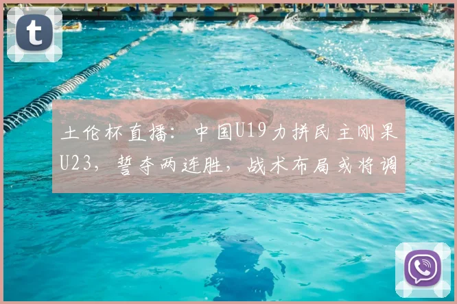 土伦杯直播:中国U19力拼民主刚果U23,誓夺两连胜,战术布局或将调整_球员_久尔杰维奇_法国