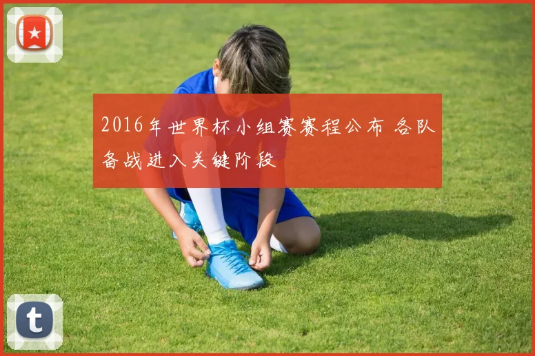 2016年世界杯小组赛赛程公布 各队备战进入关键阶段