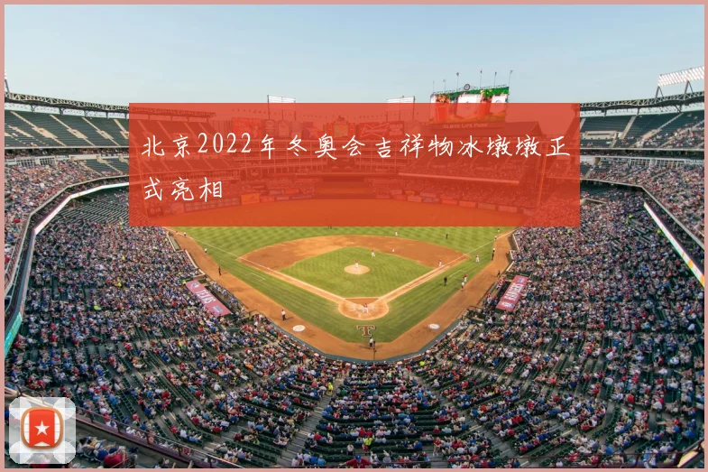 北京2022年冬奥会吉祥物冰墩墩正式亮相